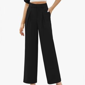 Women’s wide leg trouser dress pants